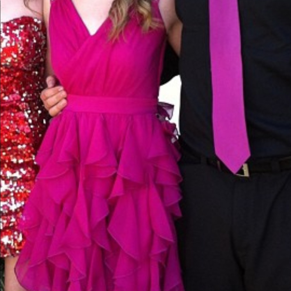 As U Wish Pink Formal Mini Dress